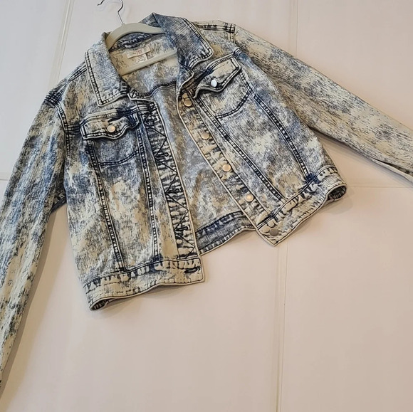 Love fire girl jeans jacket size XL - Picture 1 of 9